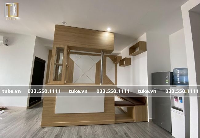 Quầy bar kết hợp tủ rượu tiện lợi