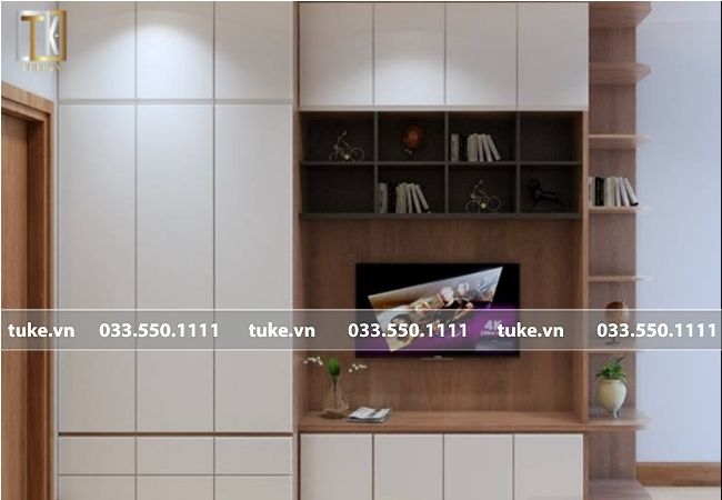 Tủ quần áo kết hợp kệ tivi