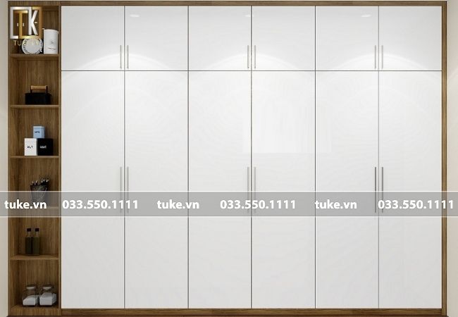Tủ quần áo 6 buồng gỗ An Cường