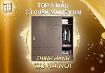 Top 3 mẫu tủ quần áo hiện đại thịnh hành tại Hà Nội