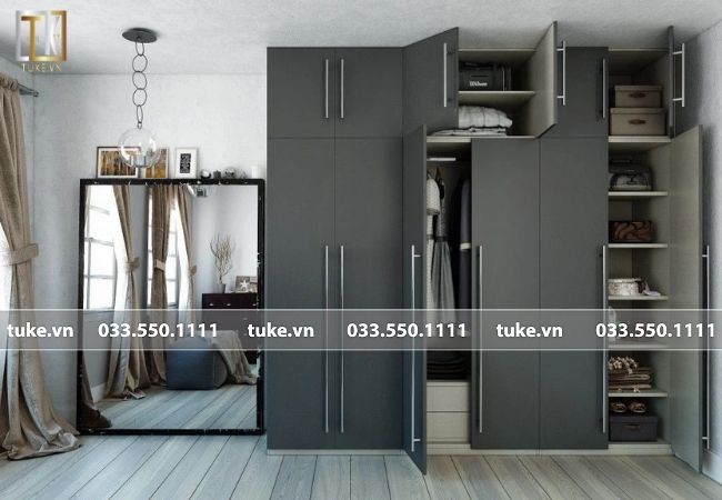 thiết kế tủ quần áo chuẩn