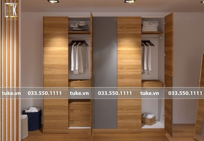 tủ quần áo chia buồng