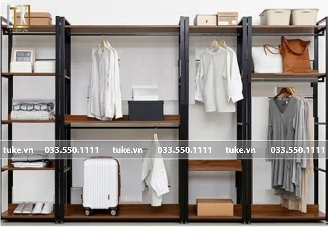 kệ đựng quần áo tiện nghi