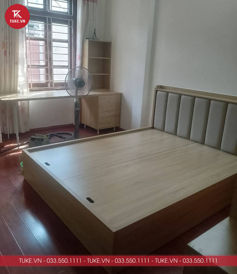 Giường ngủ gỗ công nghiệp