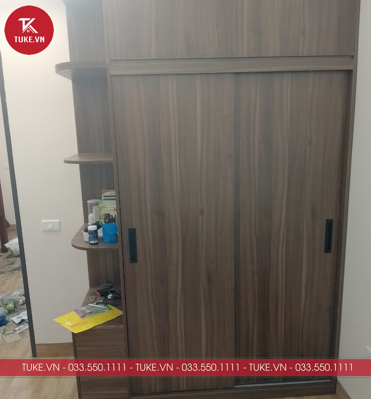 Tủ quần áo liền kệ