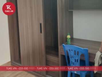 Nghiệm Thu, Bàn Giao Tủ Quần Áo, Bàn, Giá Sách Nhà Anh Chiều – Gia Lâm